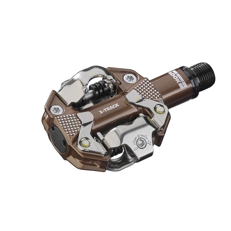 LOOK Cycle - X-Track Gravel - Bronze - MTB and Gravel Bike Pedals - Clipless Pedals - Image 1